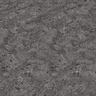 Thick Concrete Wallpaper Peel and Stick Contact Paper - Easy to Build a Faux Concrete Wall - 17.3" X 393" Waterproof Self Adhesive Grey Wall Paper for Bedroom, Bathroom