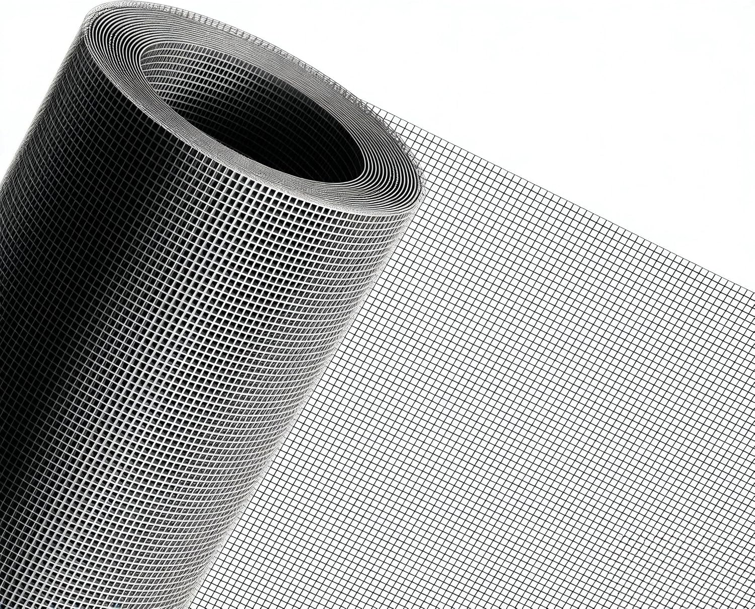 MAGZO Heavy-Duty Window Screen Mesh, Screen Replacement for Windows & Doors, 48"W x 99"L