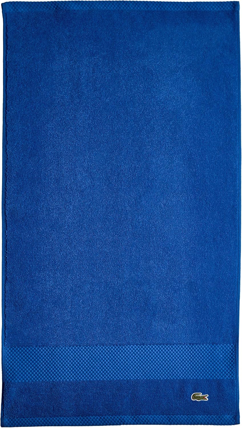 Lacoste Heritage Supima Cotton Hand Towel, Surf Blue, 16" x 30"