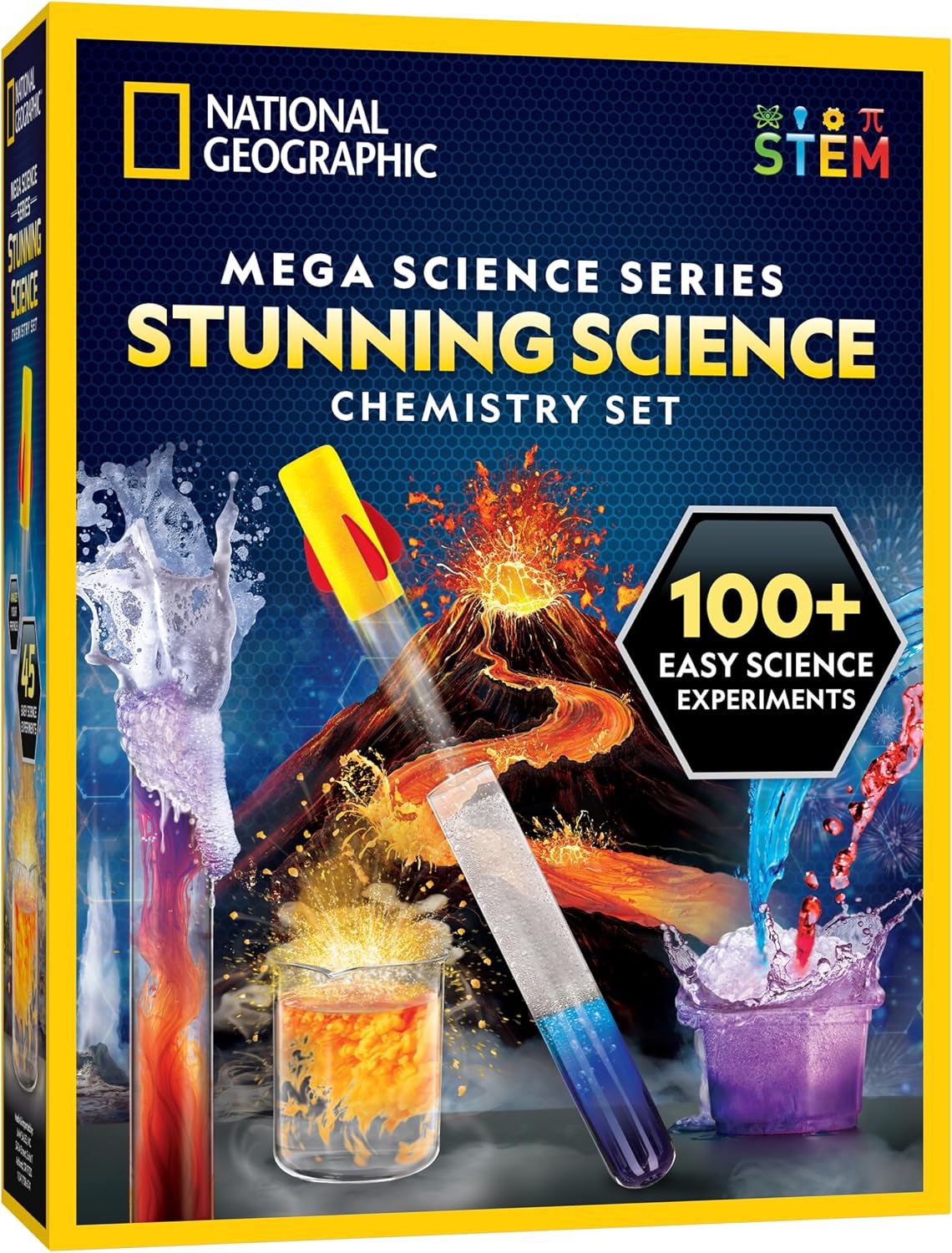 National Geographic Chemistry Set with 45 Experiments for Kids 8-12