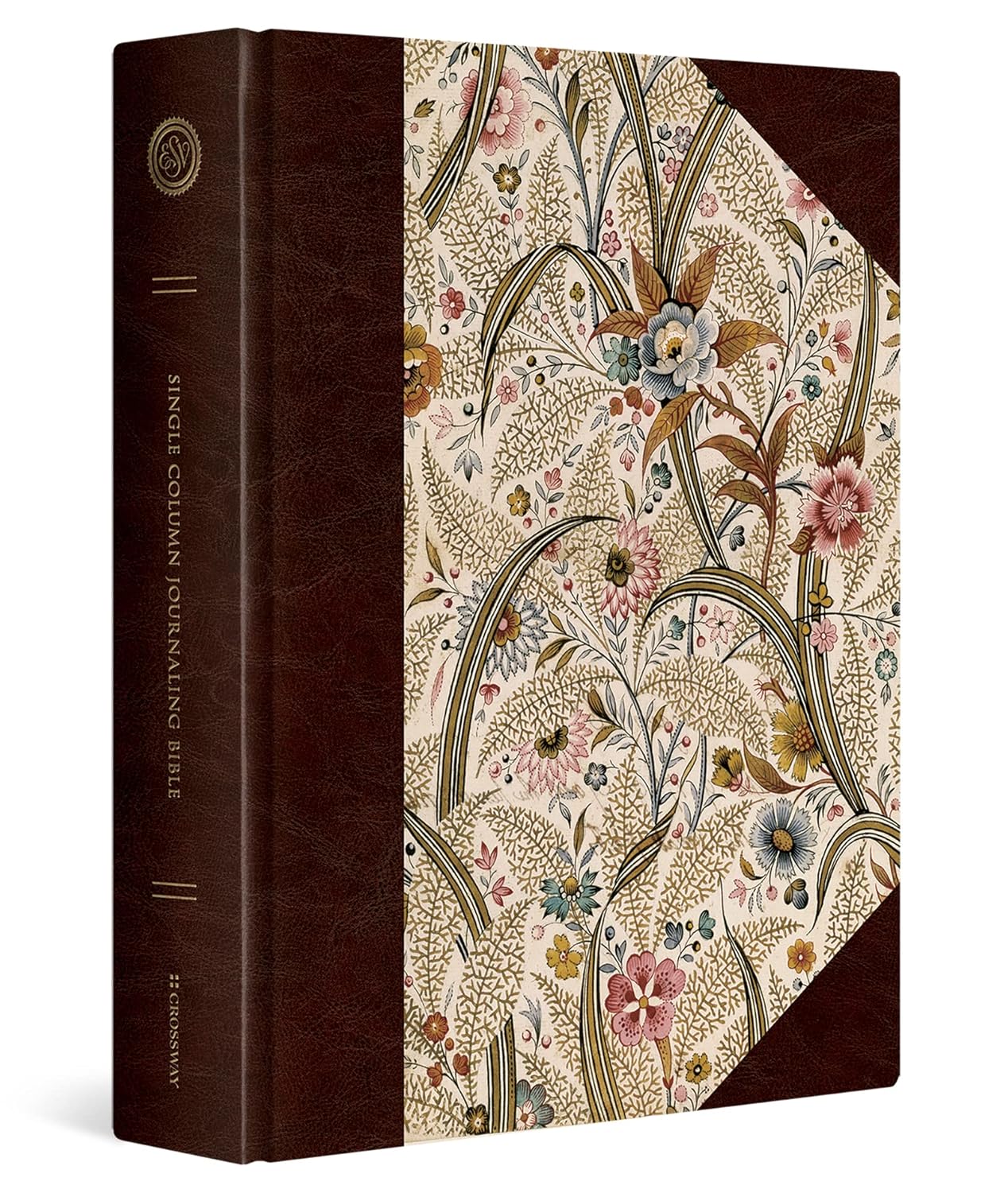ESV Single Column Journaling Bible, Large Print (Hardcover, Summer Garden Design): English Standard Version, Summer Garden
