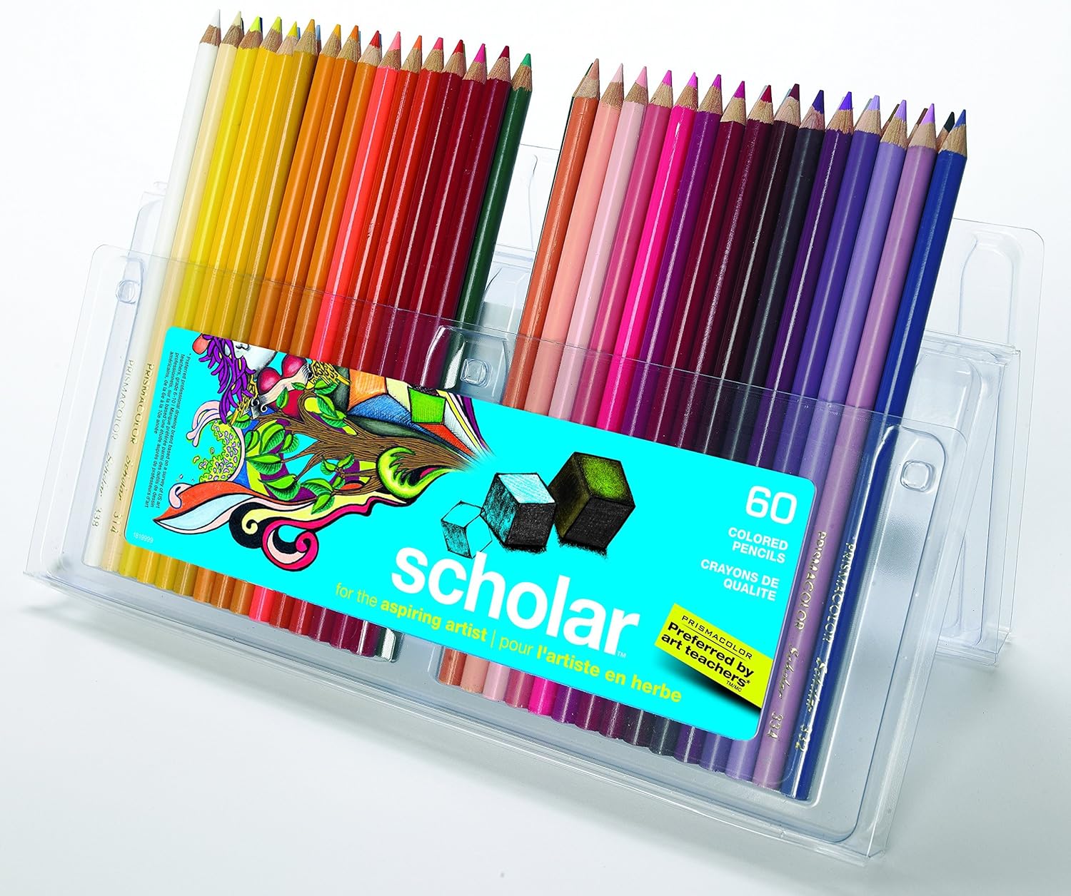 PRISMACOLOR MAIN-87676 Scholar Colored Pencils, 60-Count