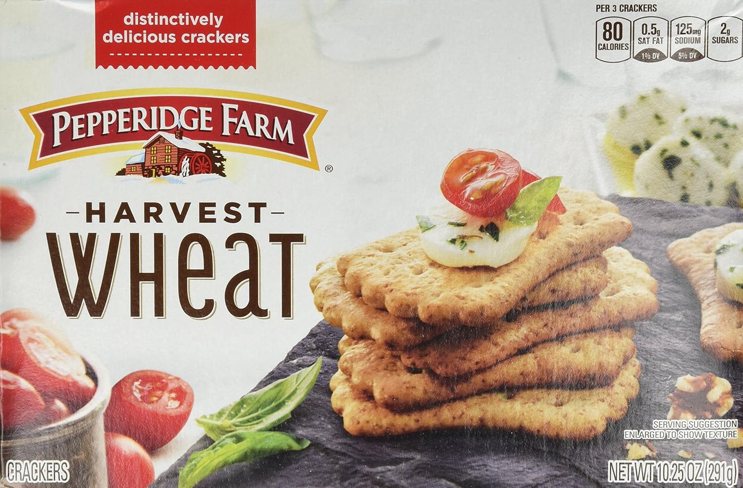 Pepperidge Farm Harvest Wheat Distinctive Crackers 10.25 oz (Pack of 2)