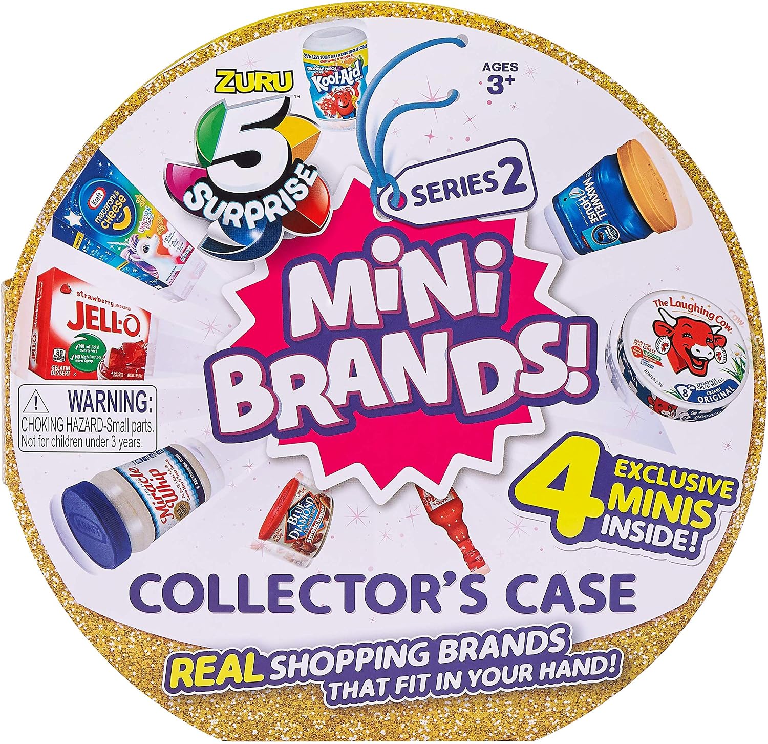 5 Surprise Mini Brands Collector's Case Series 2 (Comes with 4 Exclusive Minis) by ZURU, 7785
