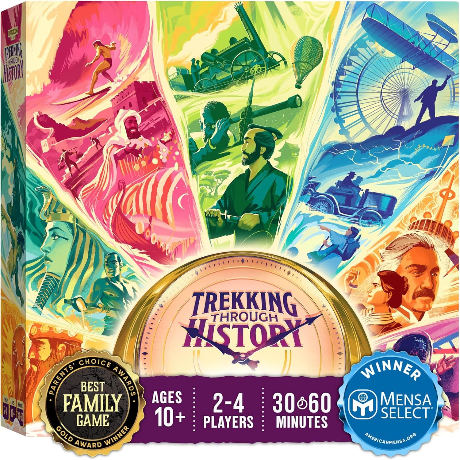 Trekking through History - The Strategic Time Travel Family Board Game