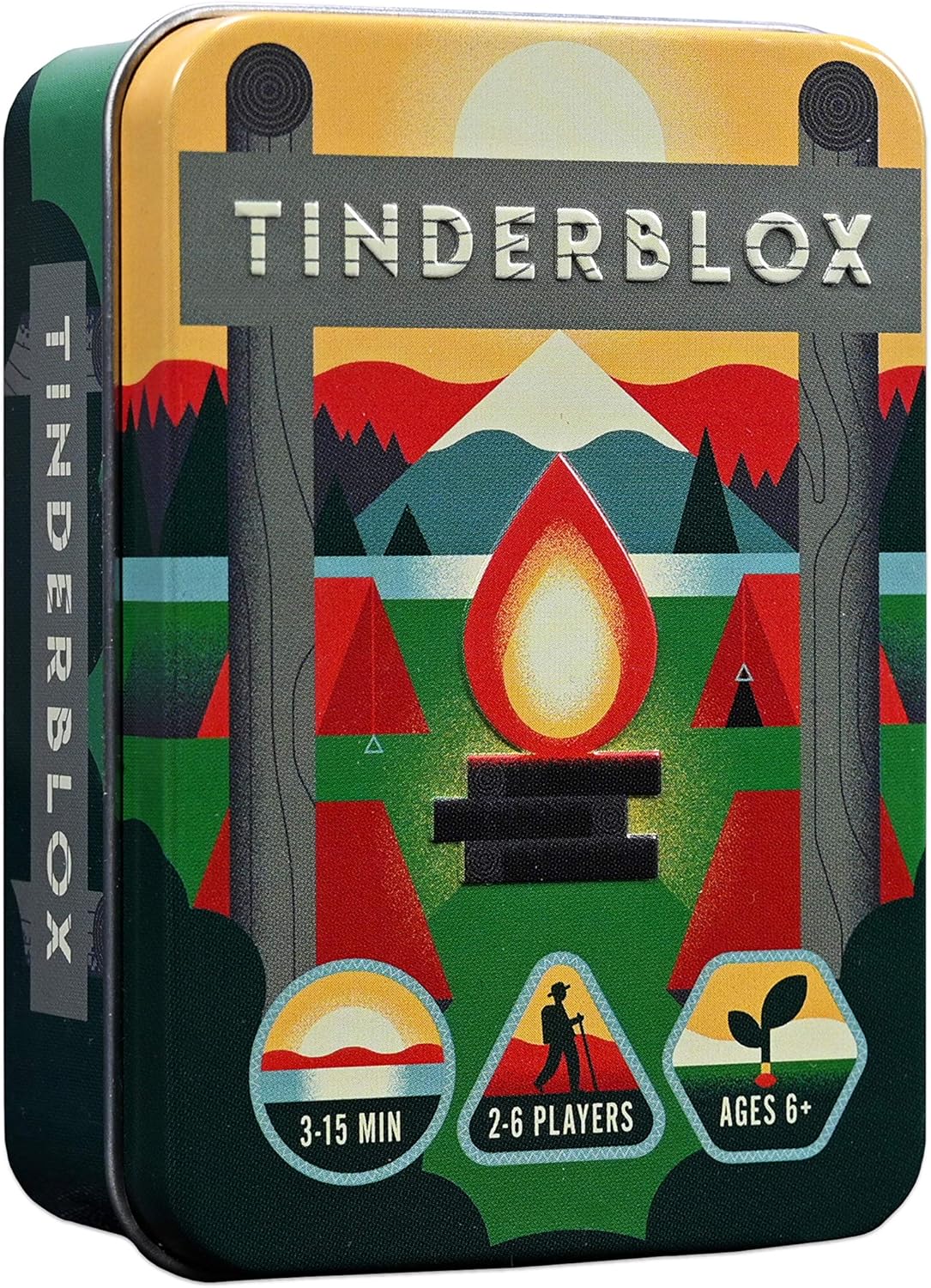 Alley Cat Games Tinderblox (Day) Dexterity Stacking Game - Excellent Travel Game