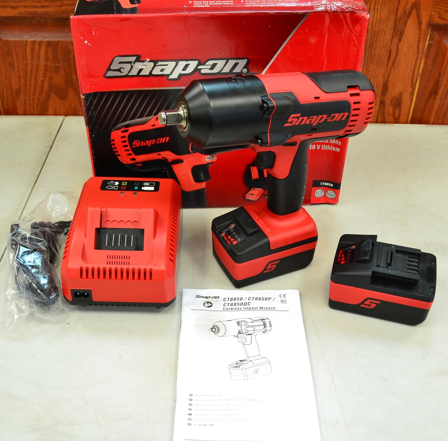 Snap-On CT8850 1/2" Dr. 18V Cordless Impact Wrench