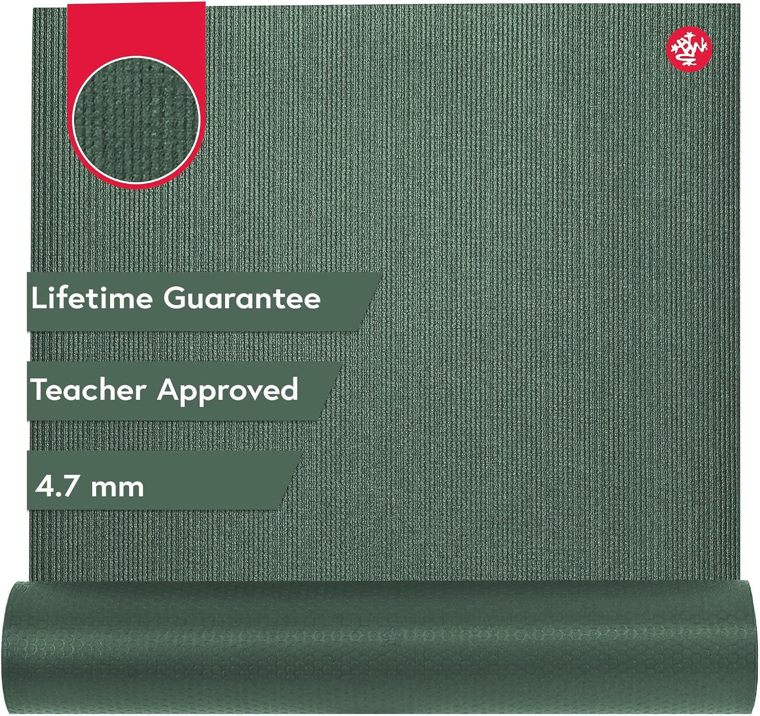 Manduka PROlite Yoga Mat - 4.7mm | Lifetime Durability | Hygienic Construction | Teacher Approved