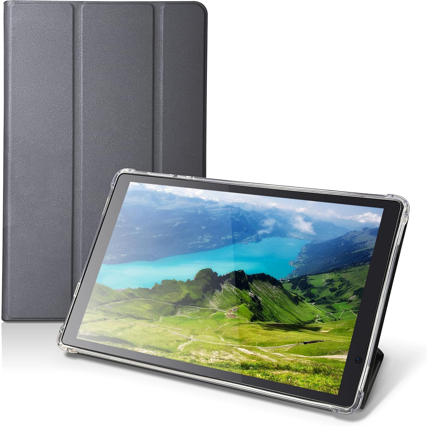 Android 14 Tablet,10 Inch Tablets with Protective Case, Quad Core Processor, 5.0MP Front+8.0MP Rear Camera, 5000mAh Bluetooth IPS Tablets, Wi-Fi Tablet