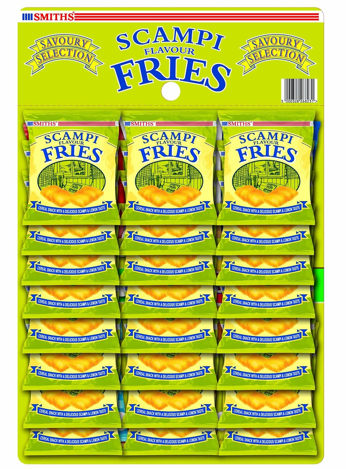 Smiths Pub Card Bundles Bacon Scampi Fries 24 x 24g (48 x Scampi Fries)