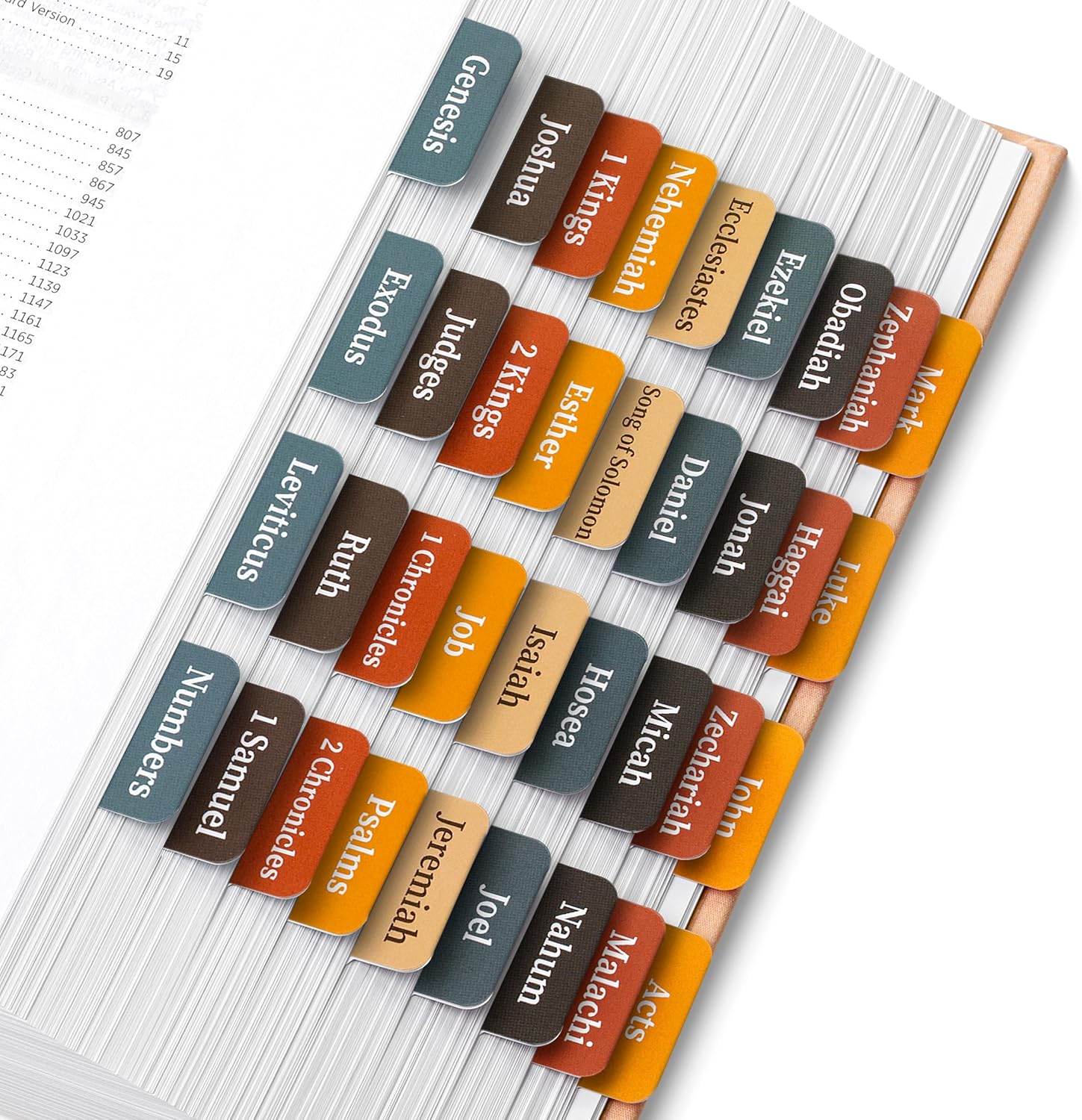 Mr. Pen- Bible Tabs, 75 Tabs, Velvet Ember, Laminated Bible Tabs for Women and Men, Bible Tabs for Study Bible, Bible Index Tabs, Bible Book Tabs, Bible Labels Tabs, Mr Pen Bible Tabs