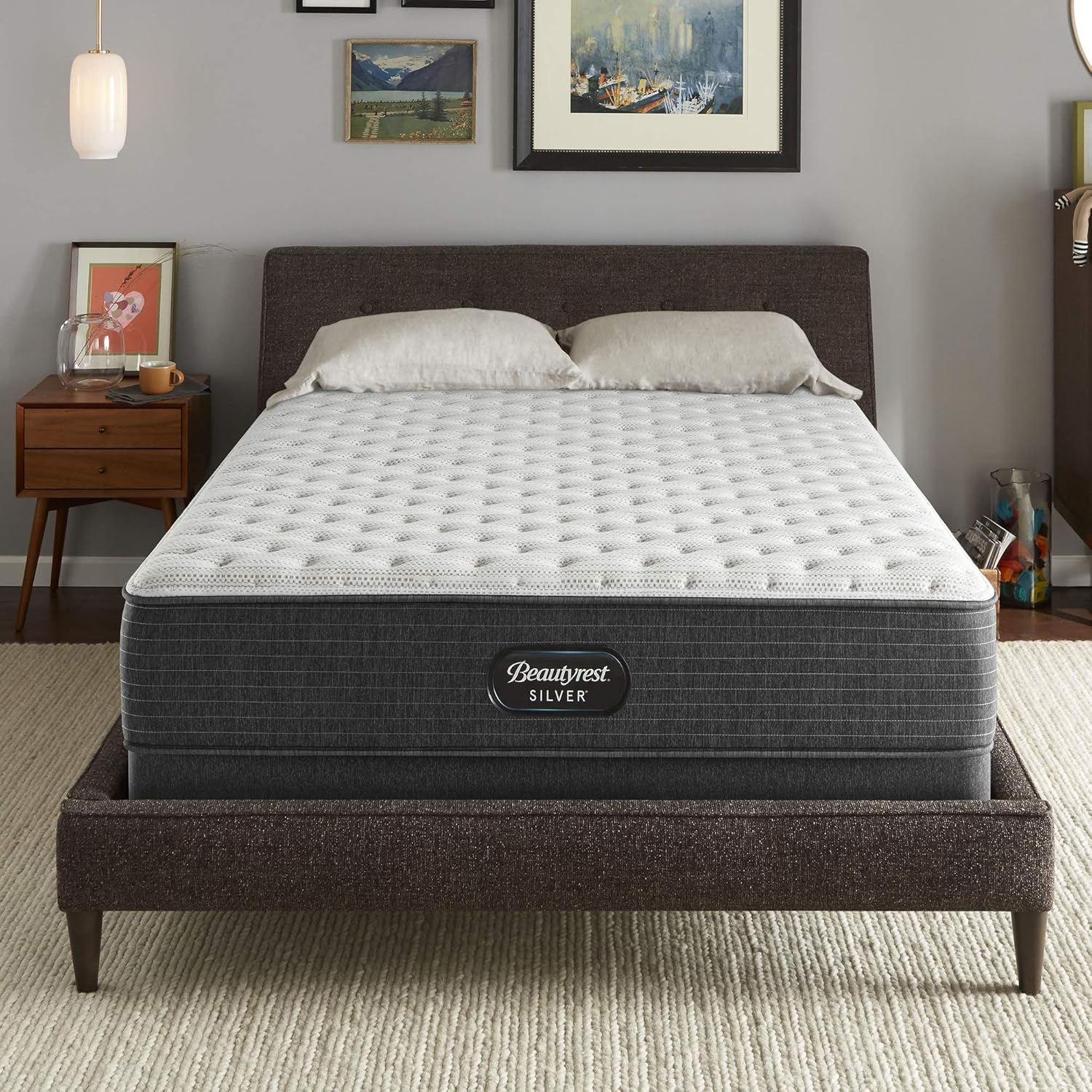 Beautyrest Silver BRS900 12” Extra Firm Cal King Mattress, Cooling Technology, Supportive, CertiPUR-US, 100-Night Sleep Trial, 10-Year Limited Warranty