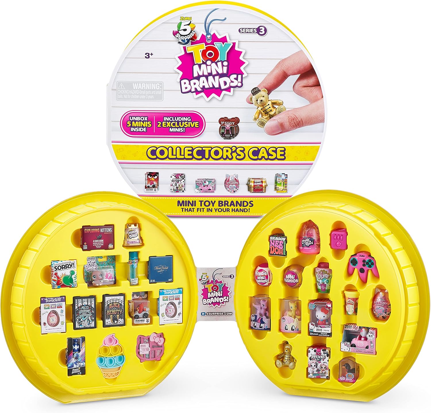 ZURU Mini Brands Collector's Case Series 3 - 30 Mini Brand Collectibles with 5 Mystery Minis