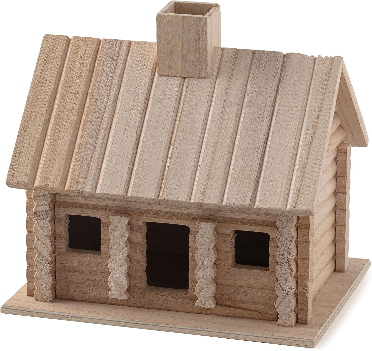 Make Market 9" Log Cabin Birdhouse