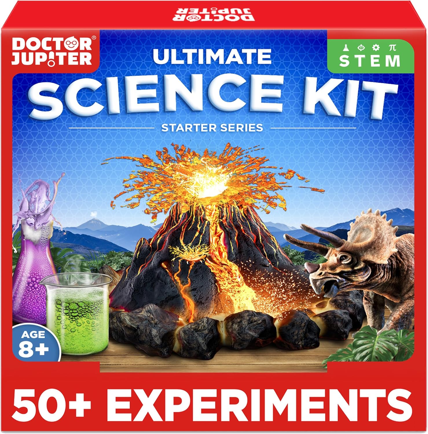 Doctor Jupiter Science Experiments Kit for Kids Ages 8+ | Gift for Girls & Boys 8-9-10-11-12-13-14 Years Old | STEM Toys | 50+ Experiments Ultimate Starter Series