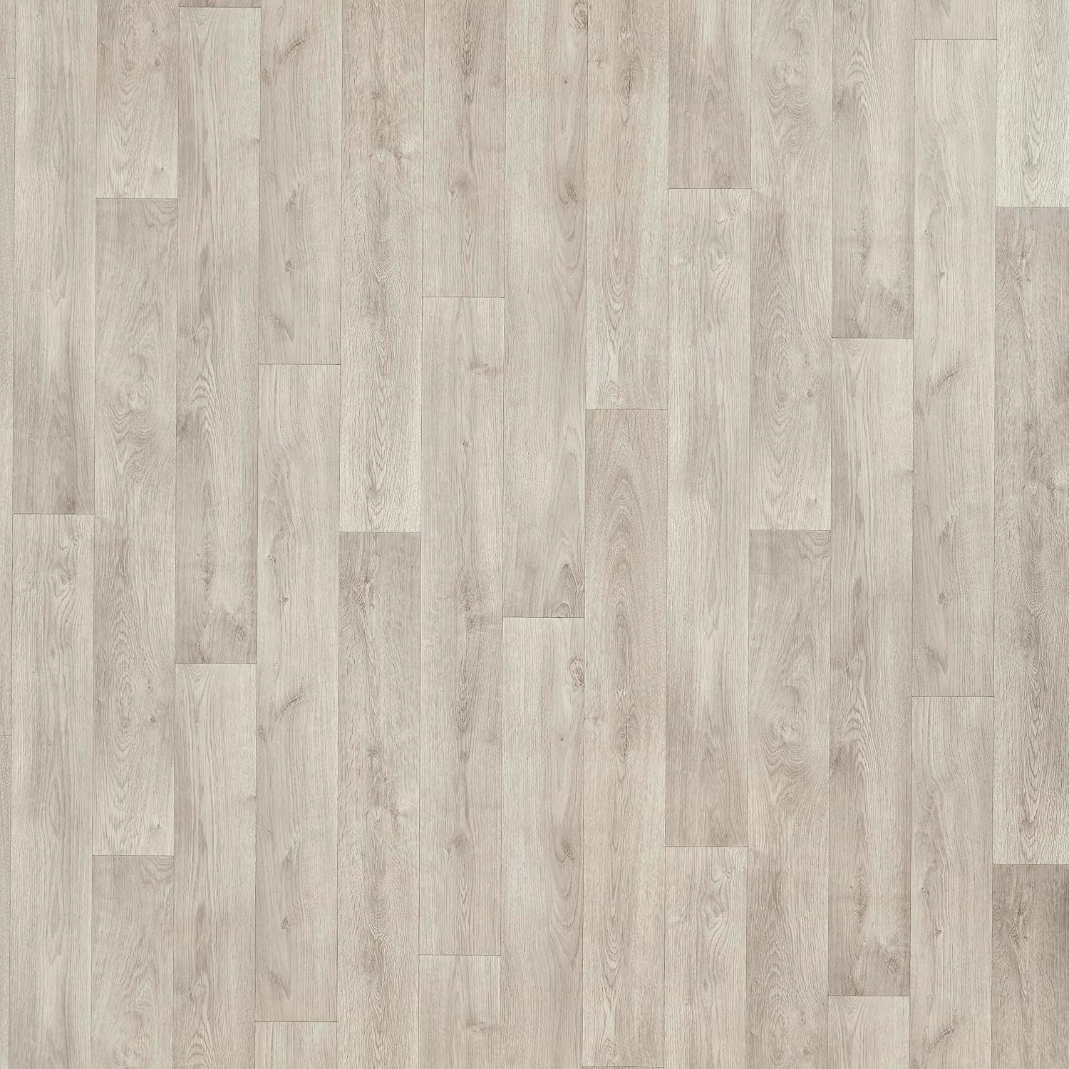 Grey Wood Effect Sheet Floor Vinyl Non Slip Lino Flooring Roll Cushioned Vinyl Light Oak Kitchen Bathroom Flooring 2m 3m Width 2m Length To 8m Length (Arnside Weathered Oak, 7.5m x 3m)