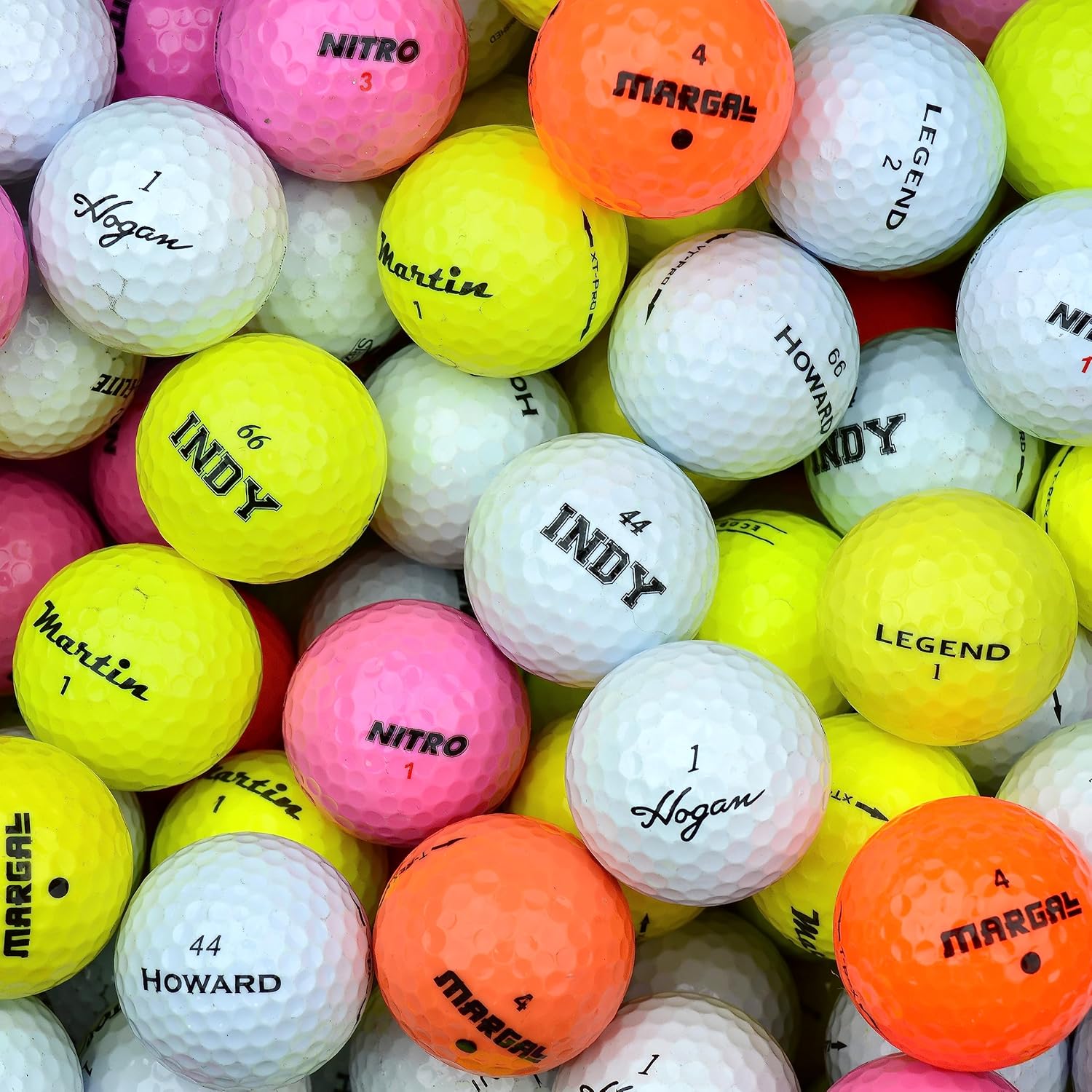 Second Chance 24 Mixed Golf Balls with Carry Bag | Mixed Golf Balls | Ideal for Practice and Play | Golf Ball Assortment | Convenient Carry Bag Included