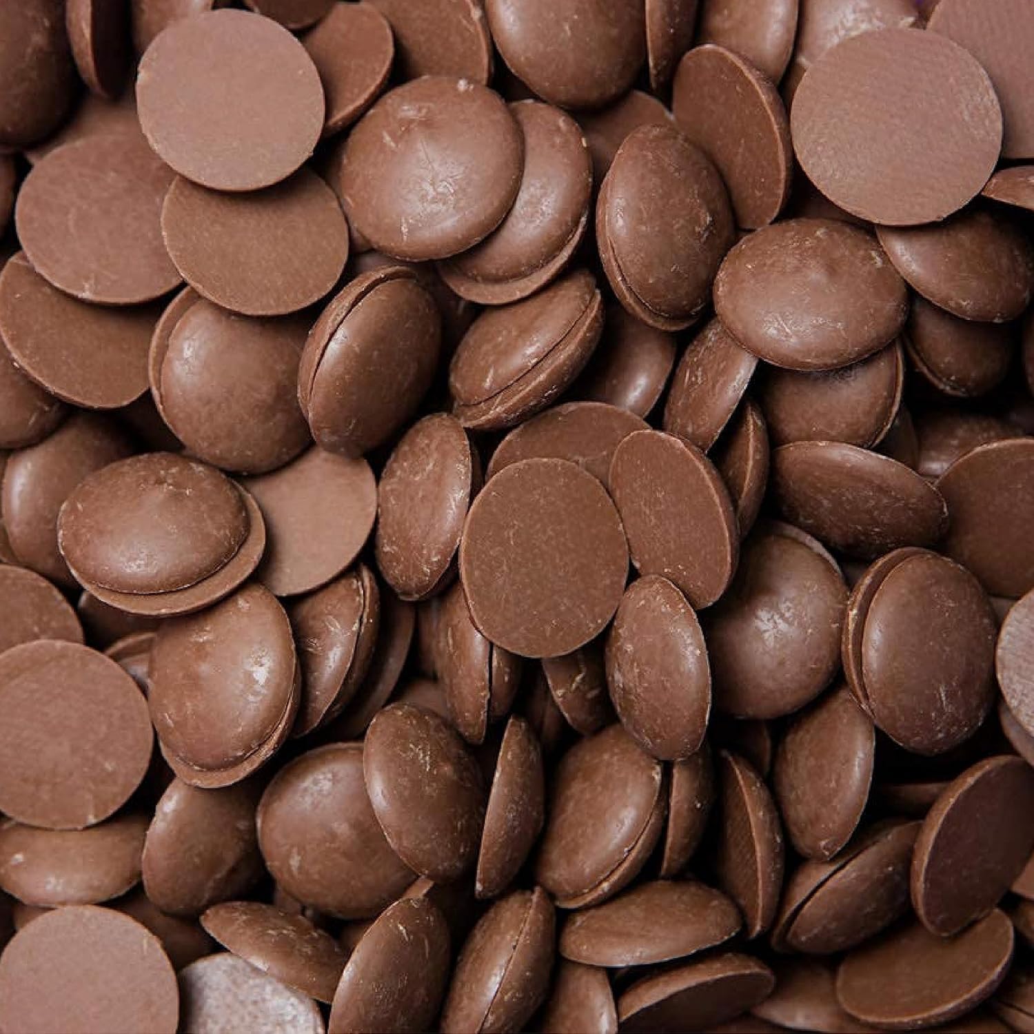 Merckens Milk Chocolate Melting Wafers - 2 Pound Bag - Creamy Bulk Melting Chocolate for Dipping, Molding, and Baking - Smooth Candy Melts for All Occasions