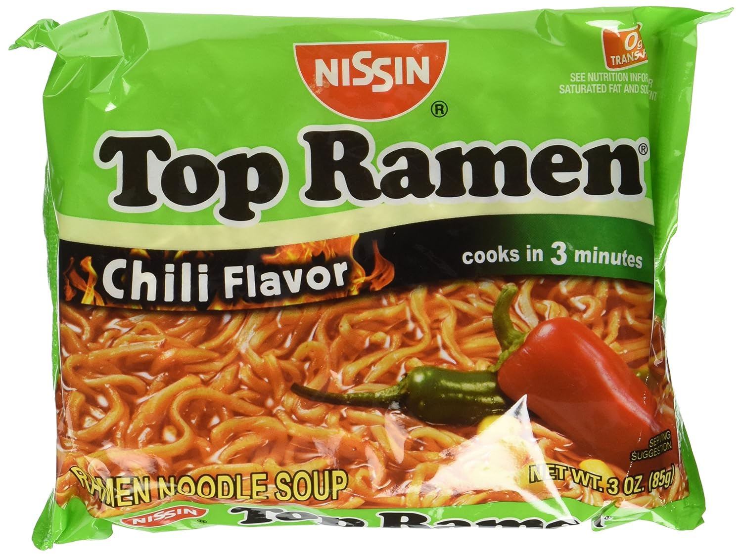 Nissin Chili Flavor Instant Soup, 3 Ounce (Pack of 24)