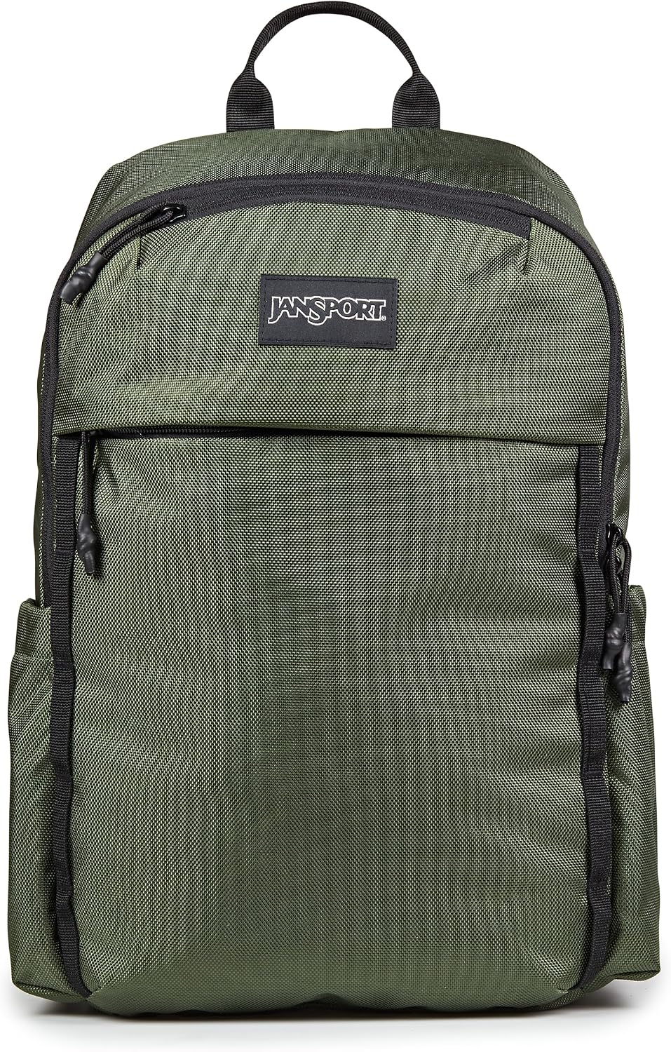 JanSport Venture Daypack – Travel Pack With Large Main Compartment, Padded Laptop Sleeve, Dual Water Bottle Pockets, and Attachment Buckles, Cargo Green