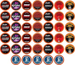 Best of the Best Pods, Variety Pack for Keurig K Cup Brewers, Strong and Regular Coffee Lovers, Great Gift - 5 Cups of Each, High Caffeine Coffee, 40 Count