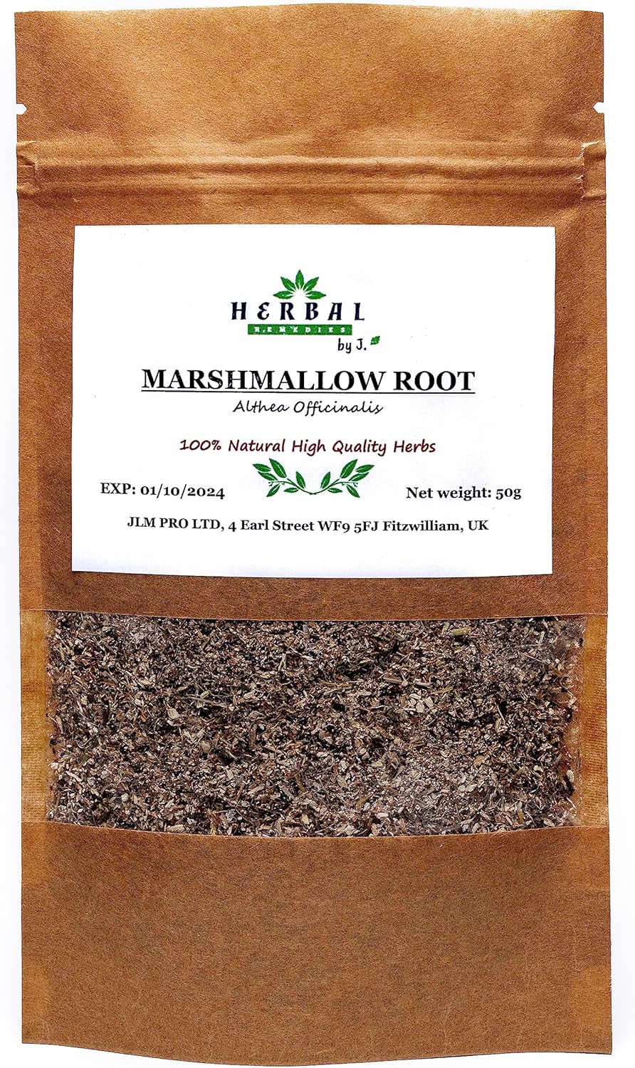 Marshmallow Root Tea Dried 50g - Althea Officinalis L. - Altheae Radix - Herbal Remedies by J. - Prawoslaz korzen