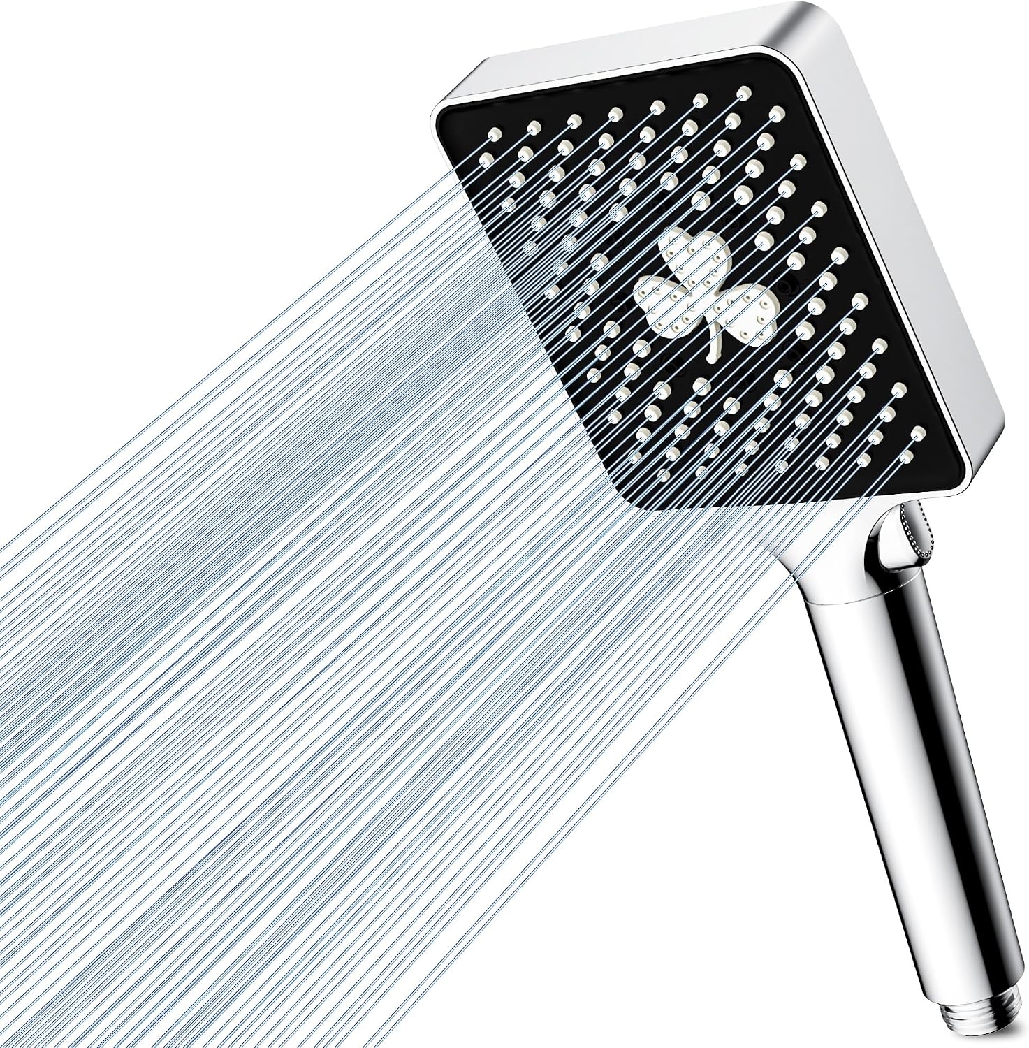 Magichome Shower Head High Pressure, Power Shower Head with 6 Modes, Universal Handheld Showerhead for Low Water Pressure