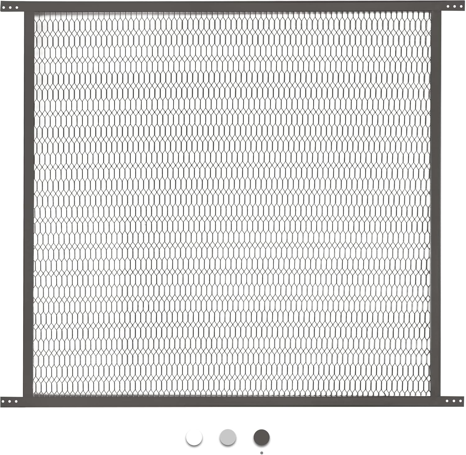Guardian Steel Pet Grille (Brown 36 Inch) Screen Door Protector for Dogs Pets Cats Scratch Protector Replacement Screen Door Guard Pet Proof Rv Screen Door Grill Guards