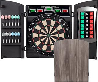 Arachnid Cricket Maxx 4.0 Electronic Dartboard Set, Black