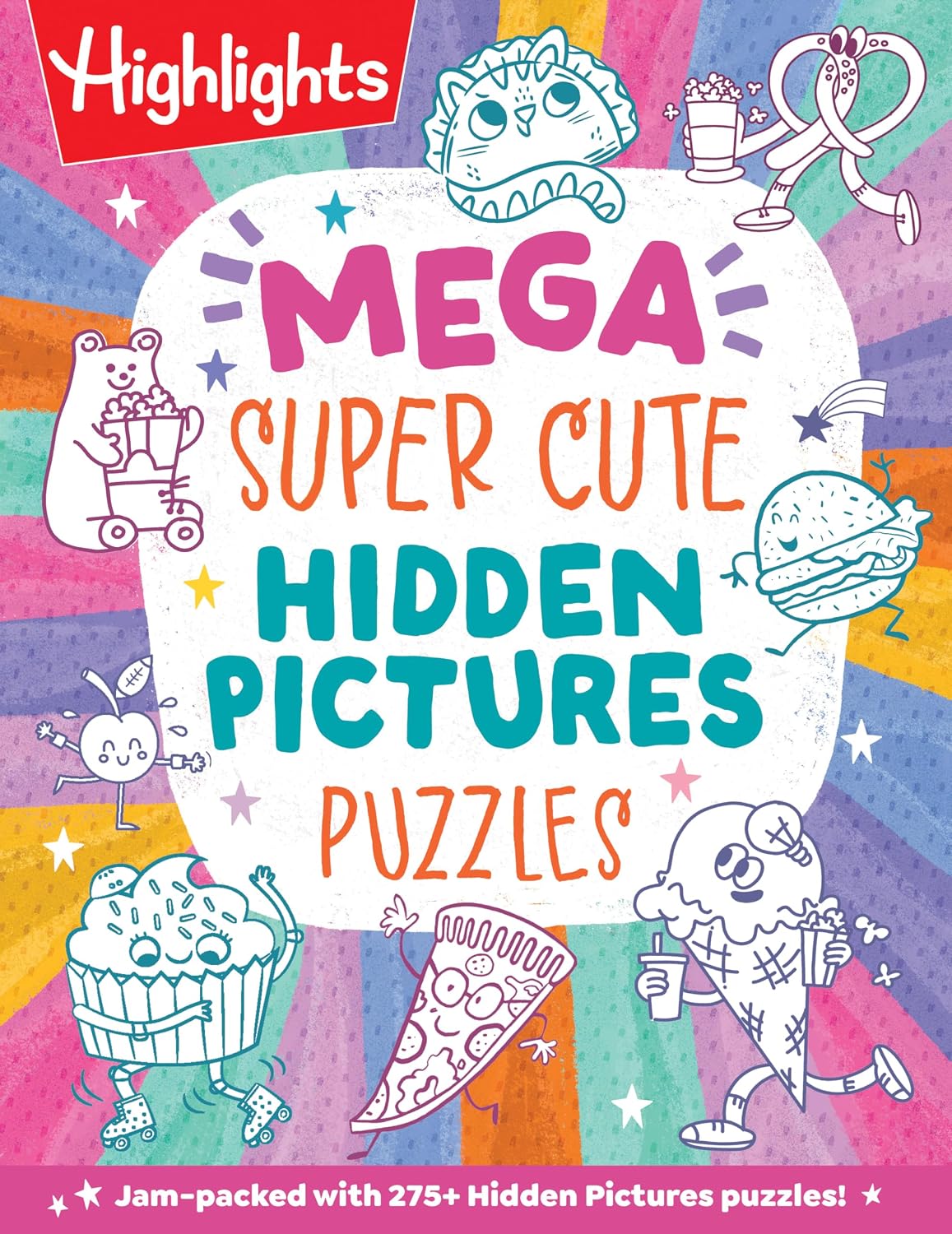 Mega Super Cute Hidden Pictures Puzzles: Solve Over 300 Pages of Cute Kawaii-Style Puzzles Filled with Adorable Animals, Magical Creatures and More (Mega Hidden Pictures Puzzles)
