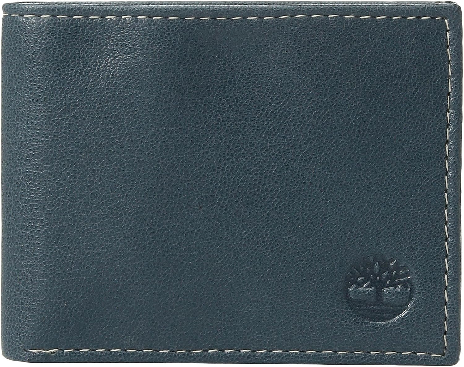 Timberland Men's Blix Slimfold Leather Wallet, Navy, One Size