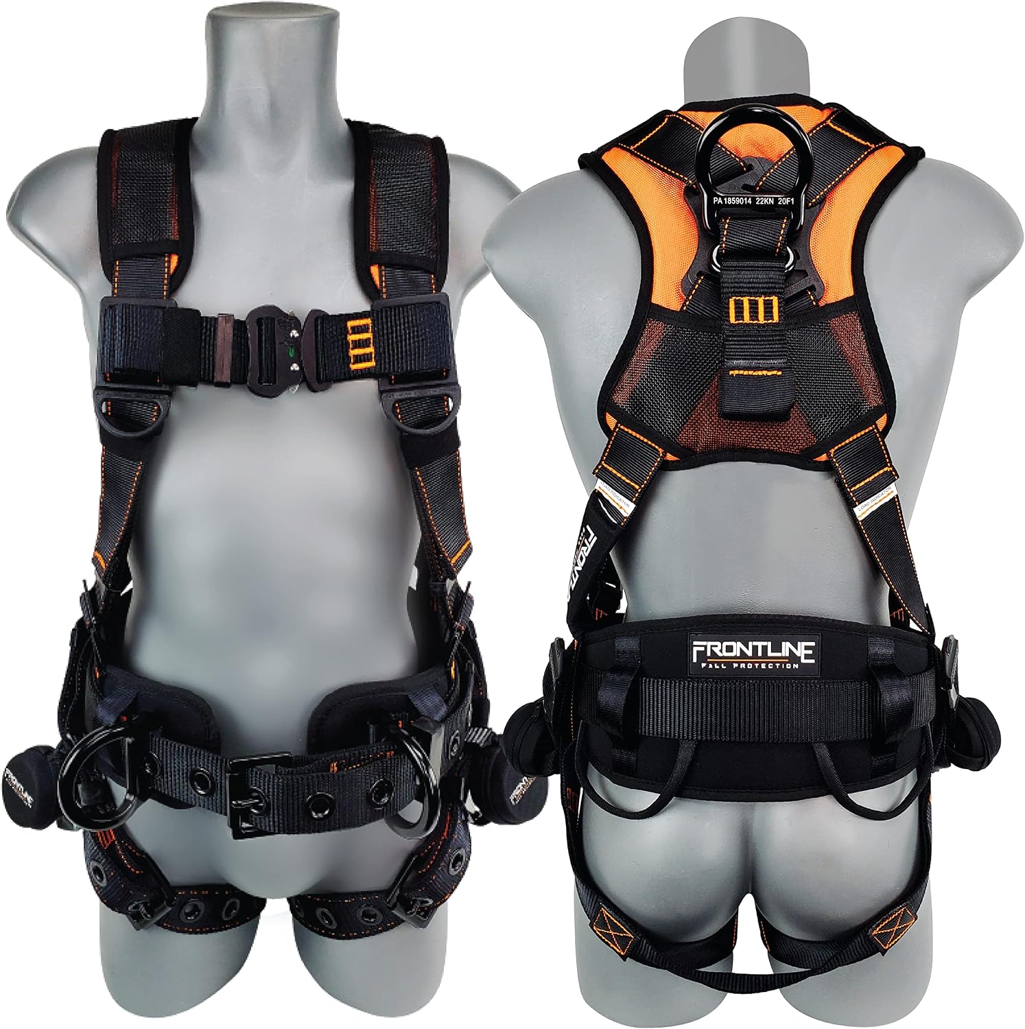 FRONTLINE FALL PROTECTION Harnesses + D-Ring+ Multiple Styles + OSHA and ANSI compliant