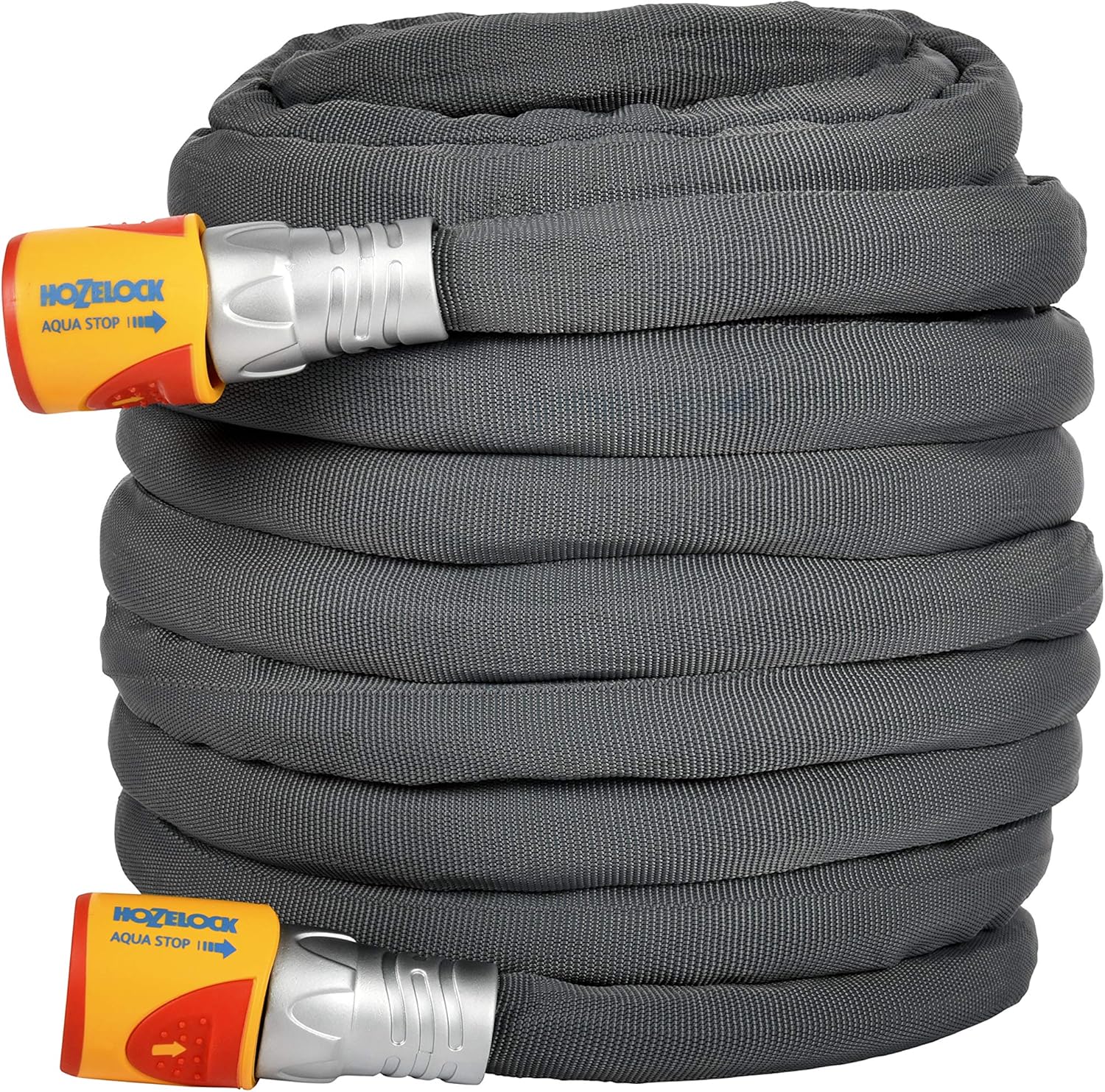 Hozelock Ltd 8112 8000 12.5m Tuffhoze Garden Hose, Grey