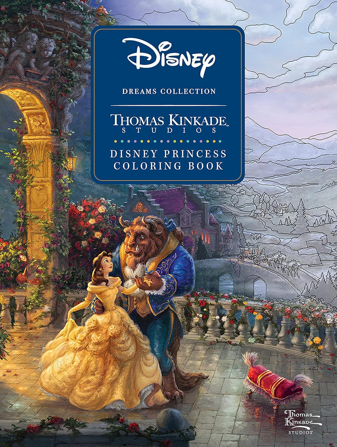 Disney Dreams Collection Thomas Kinkade Studios Disney Princess Coloring Book