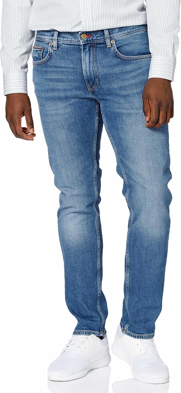 Tommy Hilfiger Men's Core Straight Denton Boston Ind Mw0mw15603 Denim Pants