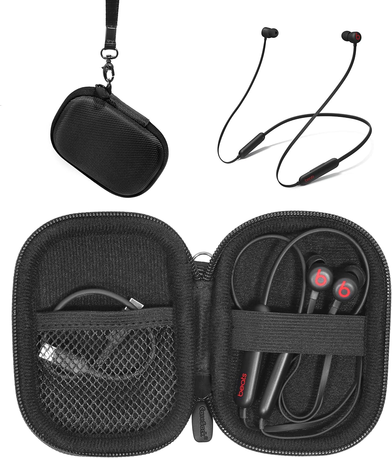 case for Beats Flex Wireless Earbuds. Also for Powerbeats High-Performance Earbuds.