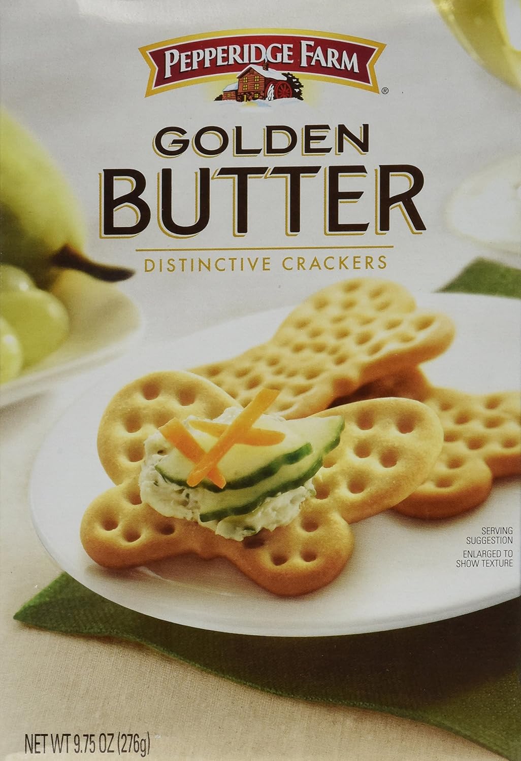 Pepperidge Farm, Golden Butter Crackers, 9.75oz Box (Pack of 2)