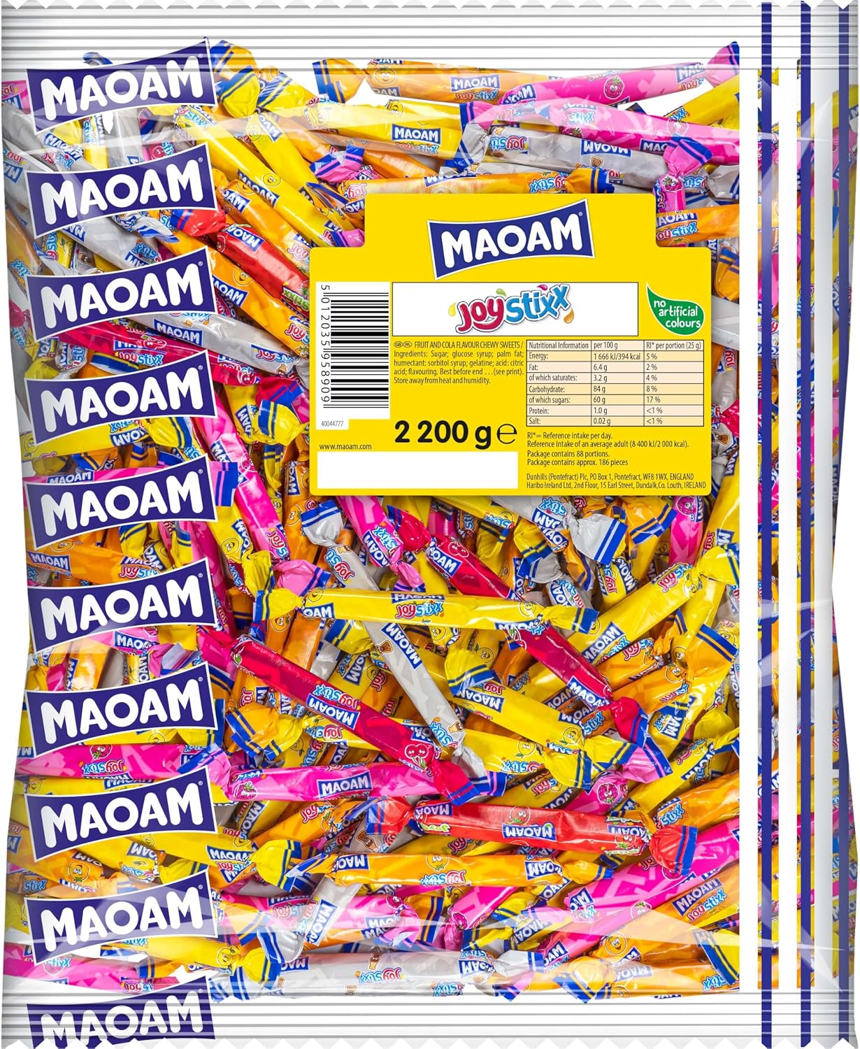 HARIBO Maoam Joy Stixx, 2.2 kg, (Pack of 1)