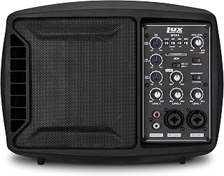LyxPro SPA-5.5 Small PA Speaker Monitor Class-D Amplifier 3 Channel Mixer 3 Band EQ, Powerful Compact Active Speaker System amp with Mixer 48V Phantom Power
