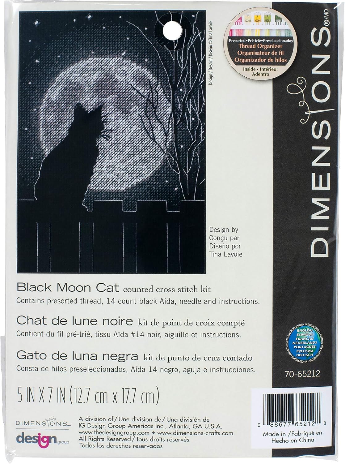 Dimensions Counted Cross Stitch Kit, Cotton, Multicolor