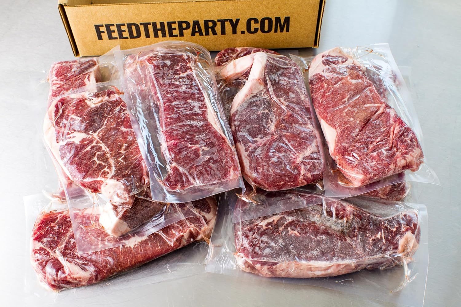 10 (8 oz.) New York Strip Steaks