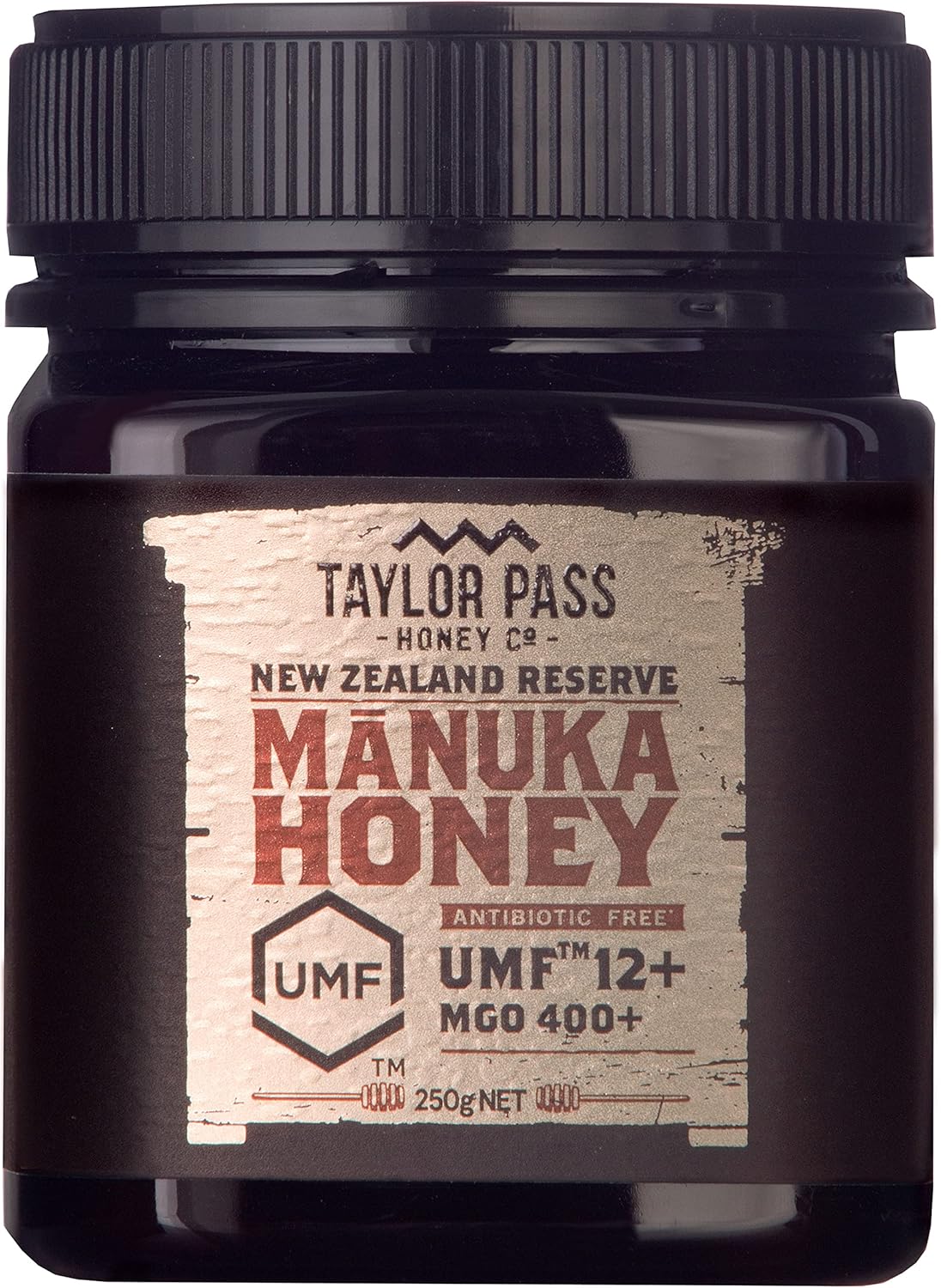 Taylor Pass Honey Co. Manuka Honey MGO400+ UMF12+ | Sustainable New Zealand Honey | (Manuka UMF12+/MGO400+)