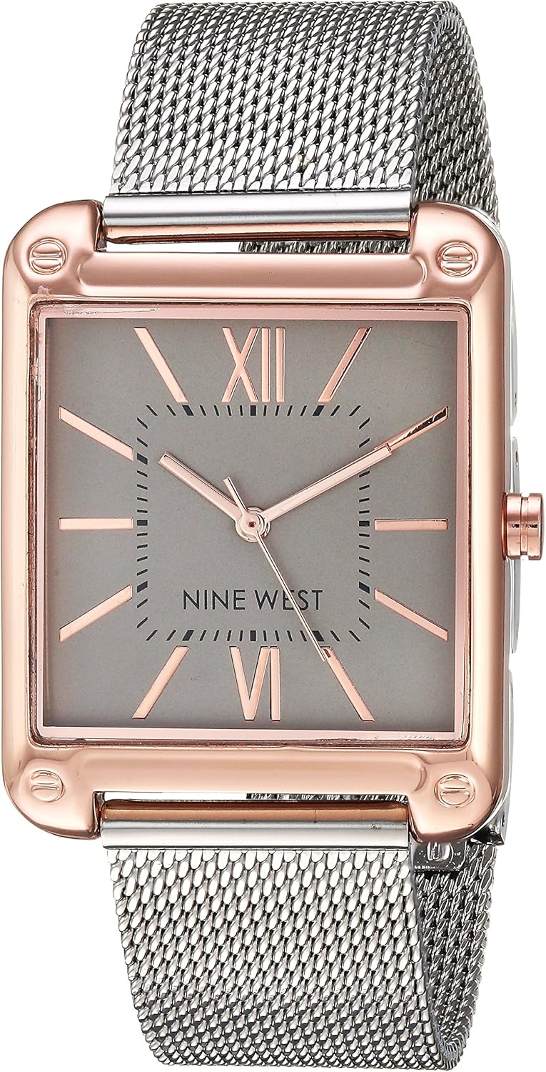 NINE WEST Women's Mesh Bracelet Watch