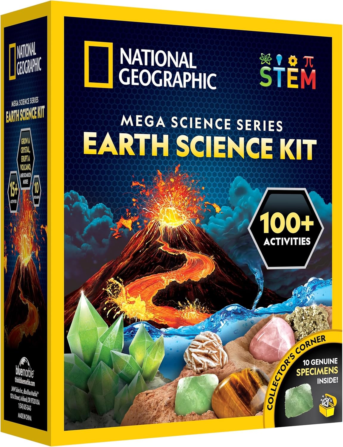 National Geographic Earth Science Kit with 100+ Activities for Kids 8-12