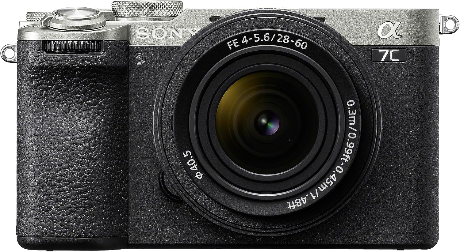 Sony Alpha 7CII Full-Frame Mirrorless Camera, (Silver) + Sony SEL2860 Compact Standard Zoom Lens
