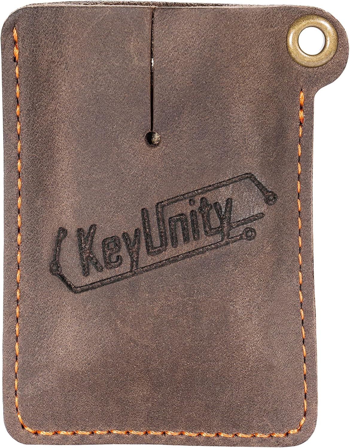 KeyUnity Leather Sheath EDC Pocket Organizer - Hand Stitched Slip Pouch,Ideal for Man & Women