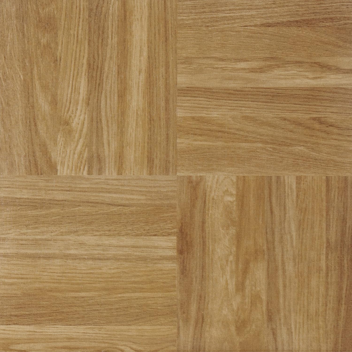 Nexus Self Adhesive 12-Inch Vinyl Floor Tiles, 20 Tiles - 12" x 12", Oak Parquet Pattern - Peel & Stick, DIY Flooring for Kitchen, Dining Room, Bedrooms & Bathrooms by Achim Home Decor