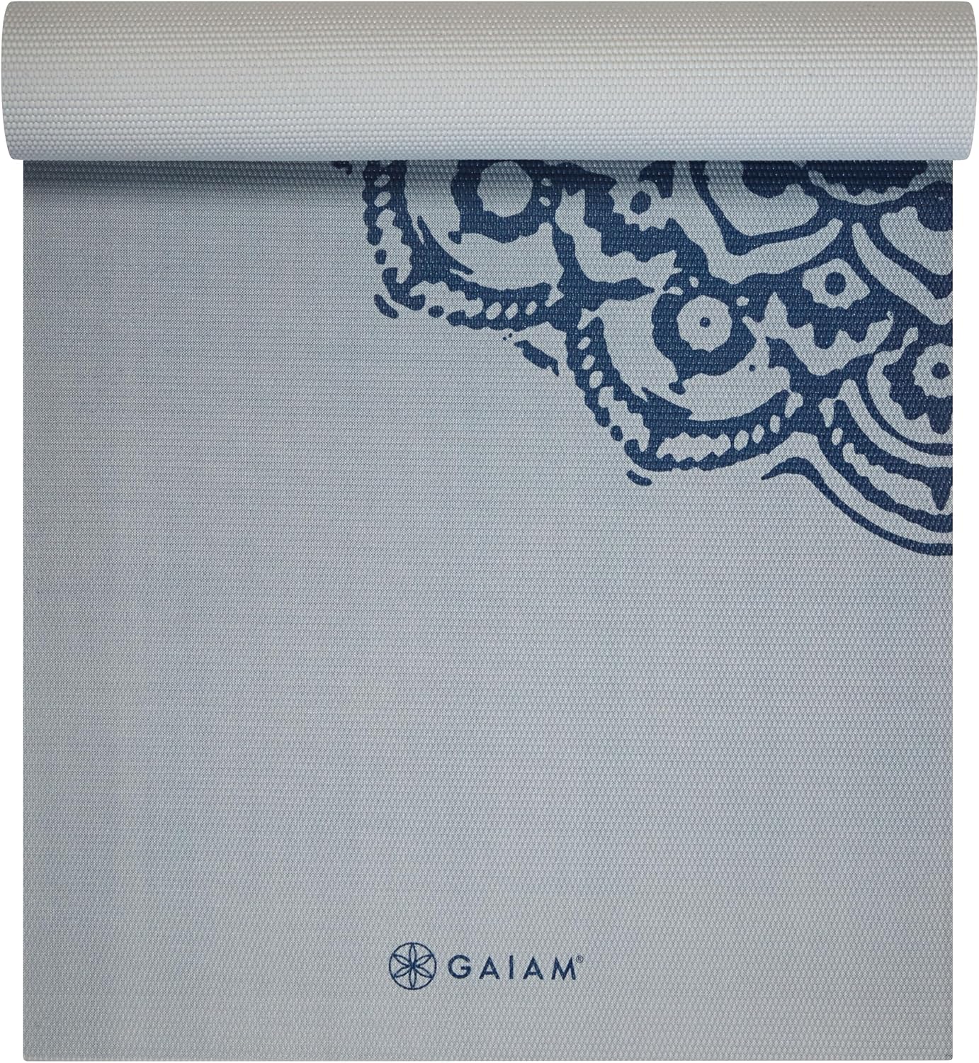 Gaiam Premium Yoga Mat, 6mm Thick Print Mat