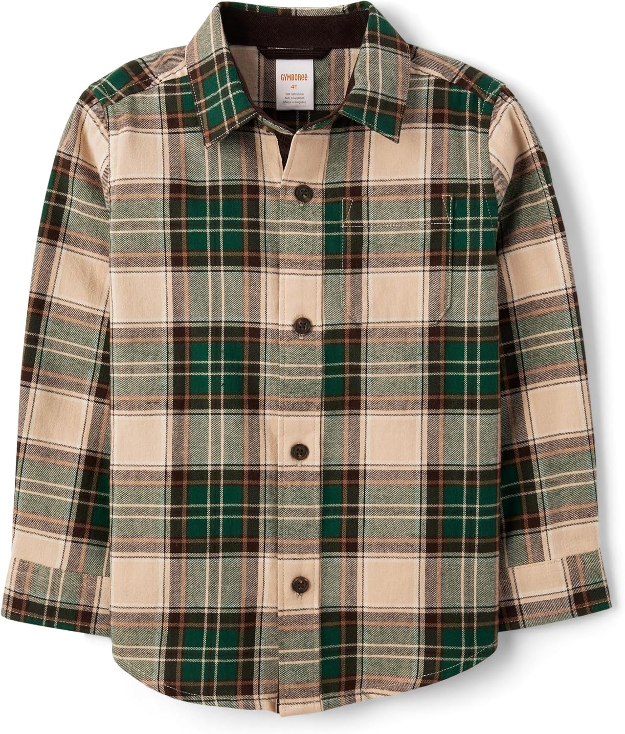 Gymboree Boys and Toddler Long Sleeve Plaid Button Up Shirts