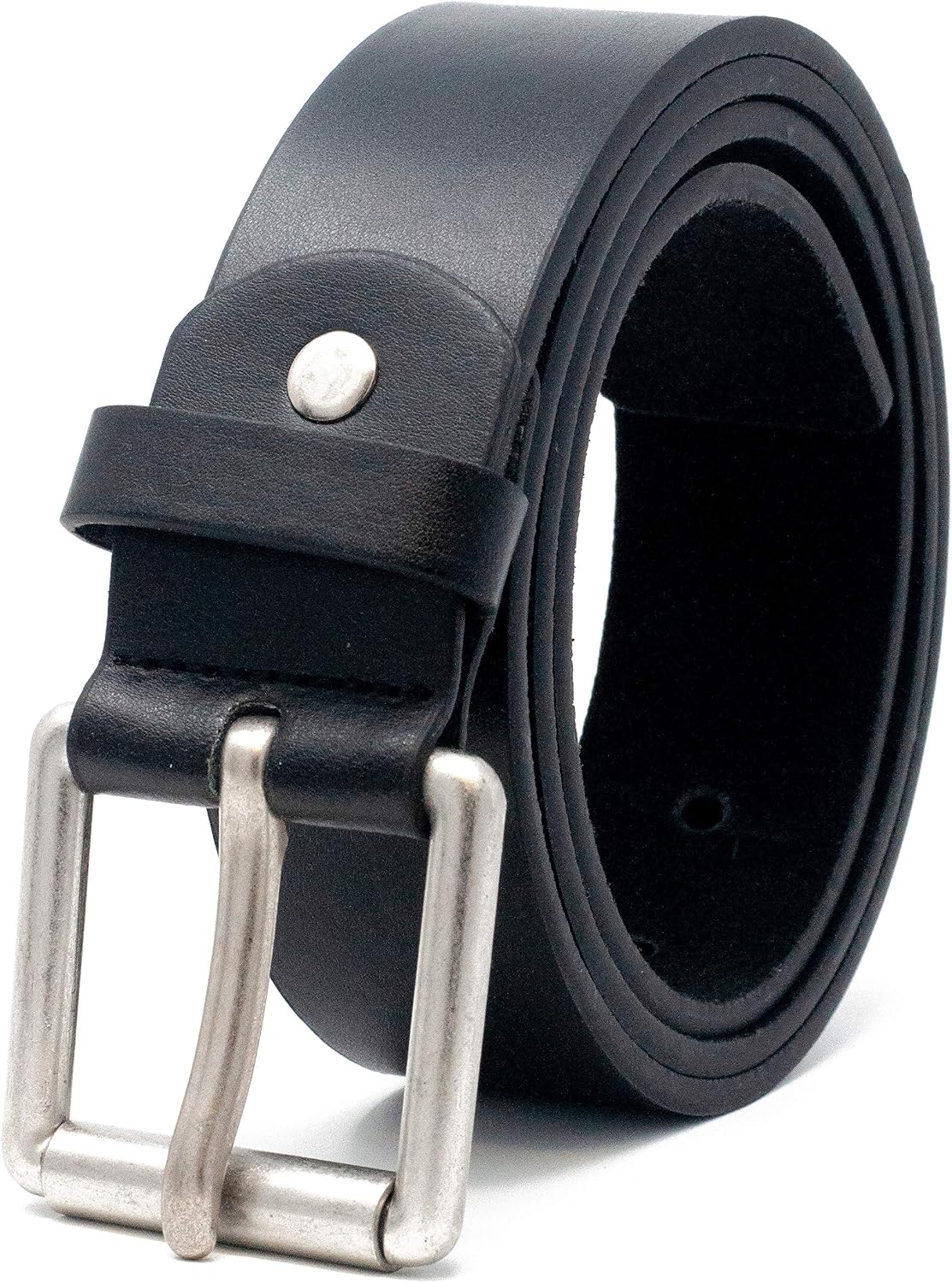 Ossi Mens 38mm Smart Casual Jeans Black Belt Size 28" - 60" (Small - 5XL)